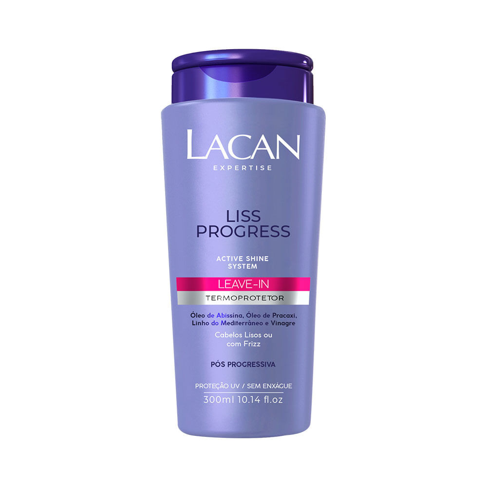 Leave-in Lacan Liss Progress 300ml em Oferta na Shopee