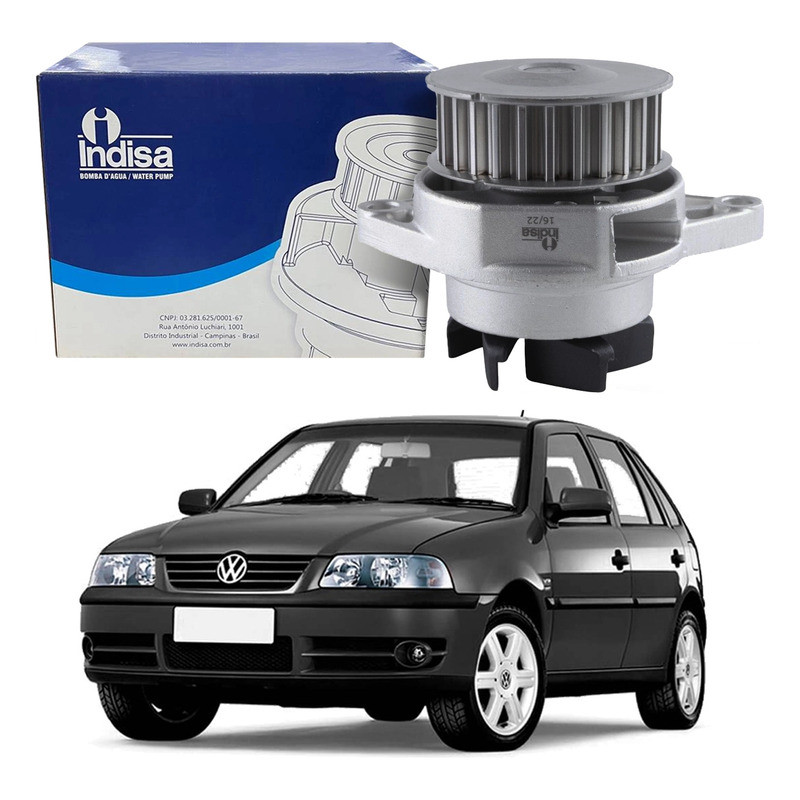 Bomba Dagua Indisa Gol G3 1.0 8v Ea111 1999 A 2005