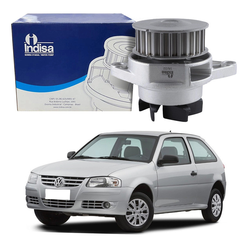 Bomba Dagua Indisa Gol G4 1.0 8v Ea111 2005 A 2014