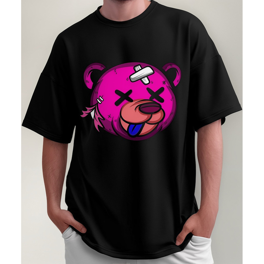 Camisa Oversized Urso Aesthetic Bear Street Styles Academia