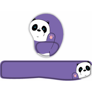 Kit Apoio de Teclado + Mouse Pad com apoio de pulso PANDA PATINHA em Oferta na Shopee