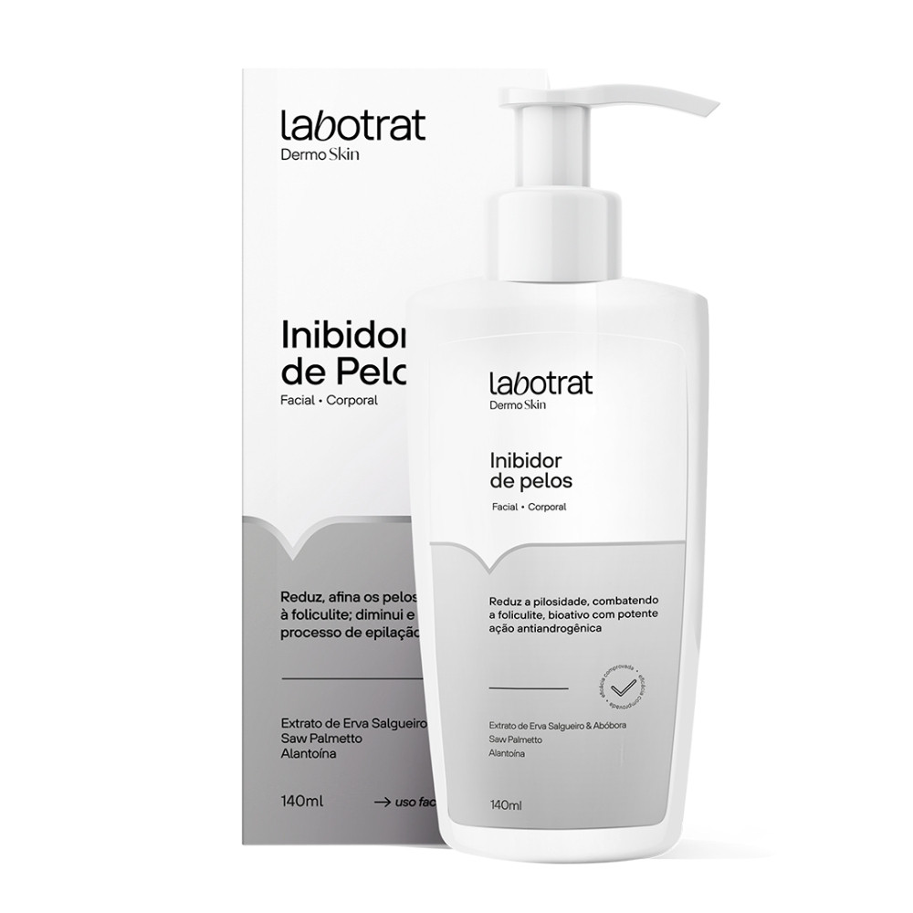 Inibidor Crescimento Pelos Facial Corporal Labotrat 140ml em Oferta na Shopee