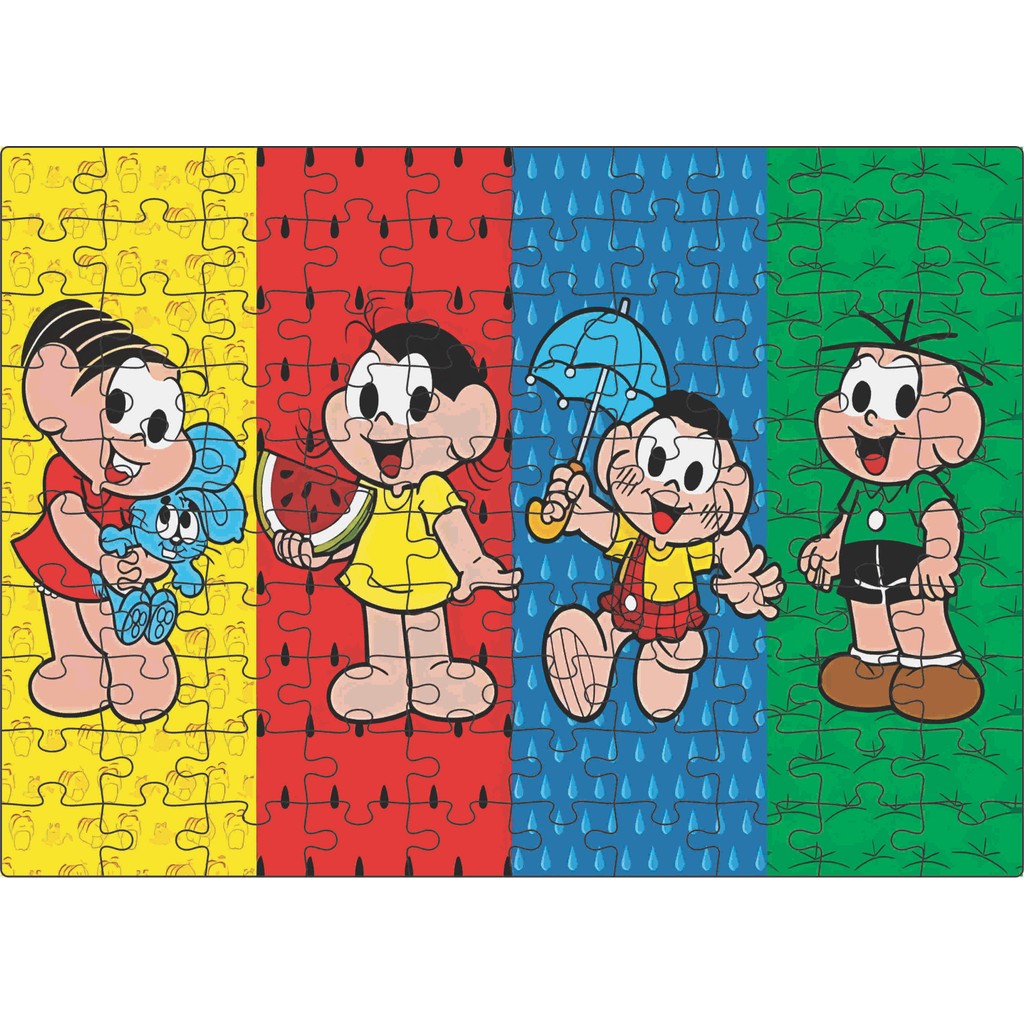 Quebra-cabeça da Turma da Mônica: Onde Comprar | BuscaProdutos