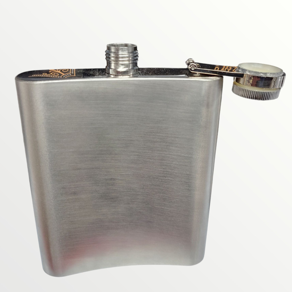 Cantil de Bolso Inox 220ml Elegância e Praticidade em Suas Mãos