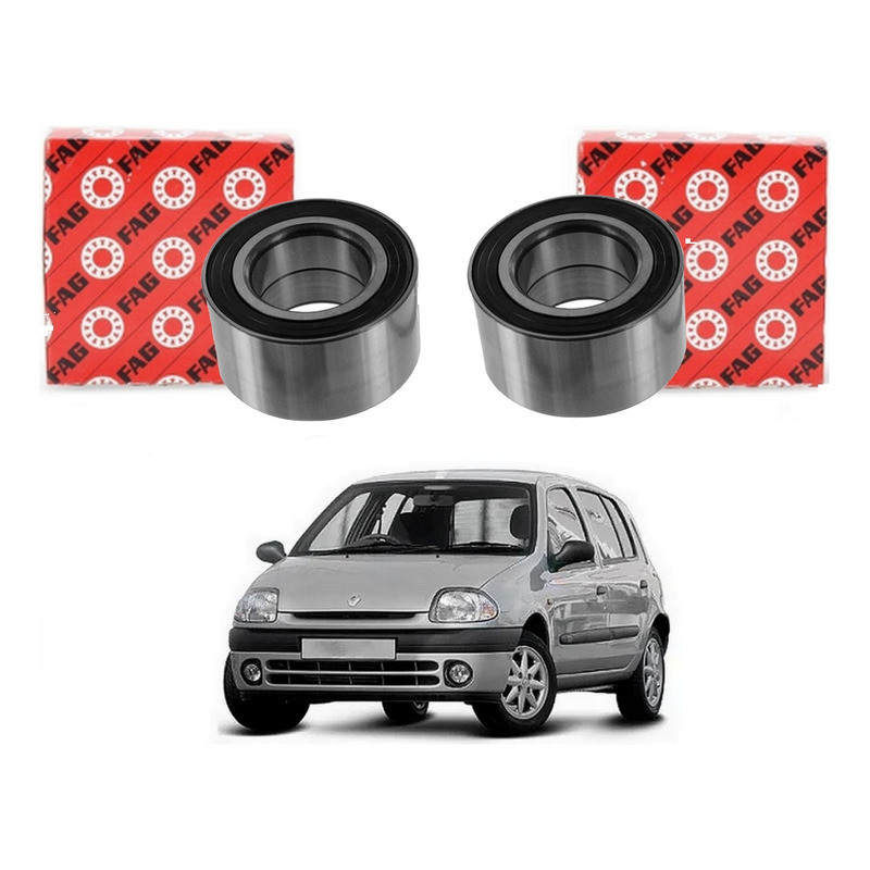 Par Rolamento Roda Dianteiro Fag, Clio 1.6 1998 A 2002