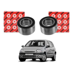 Par Rolamento Roda Dianteiro Fag, Clio 1.6 1998 A 2002