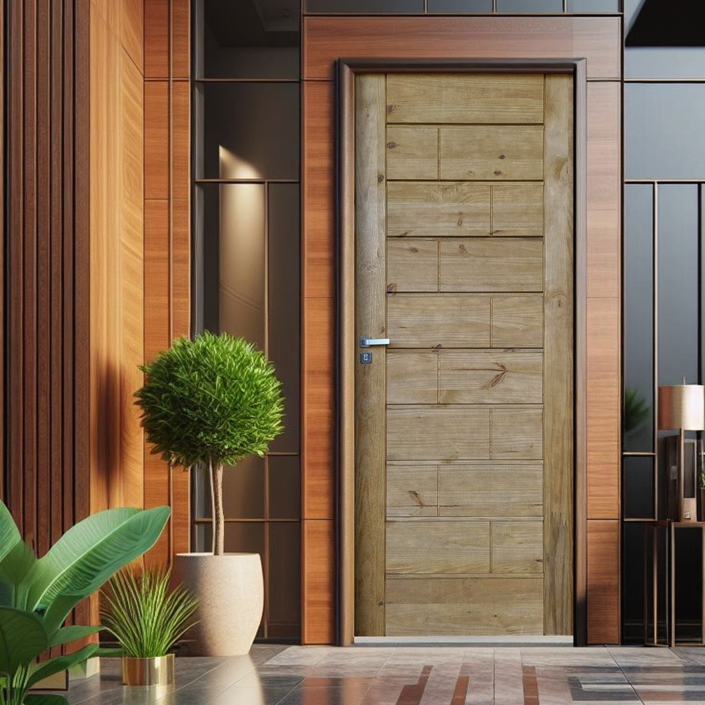 Folha de Porta de Madeira Ekos 210x82cm Uniportas em Oferta na Shopee