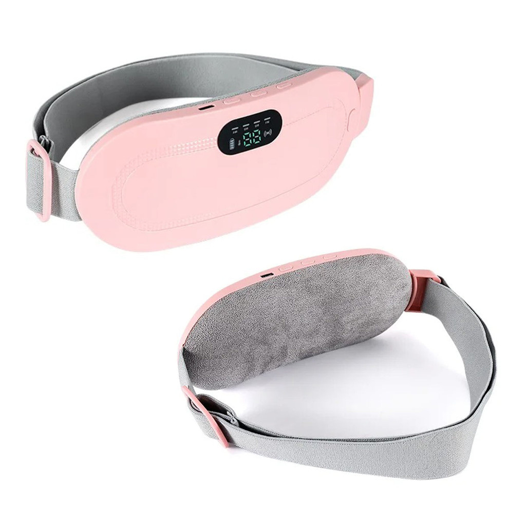 Cinta Aquecimento Rosa Alívio Eficaz Cólica Menstrual USB