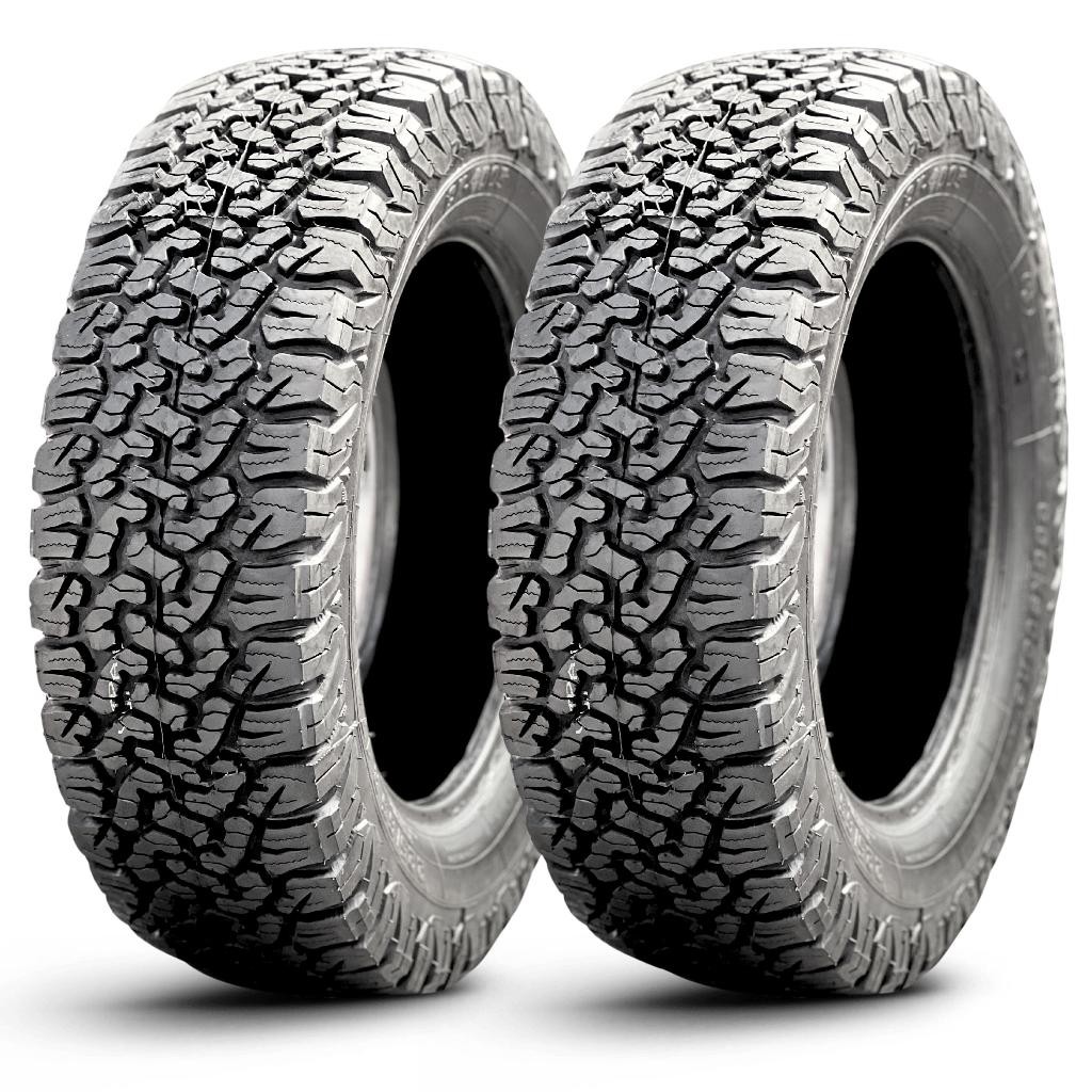 Kit 2 Pneu Aro 17 225/65r17 Remold Premium A/t Borrachudo Bf