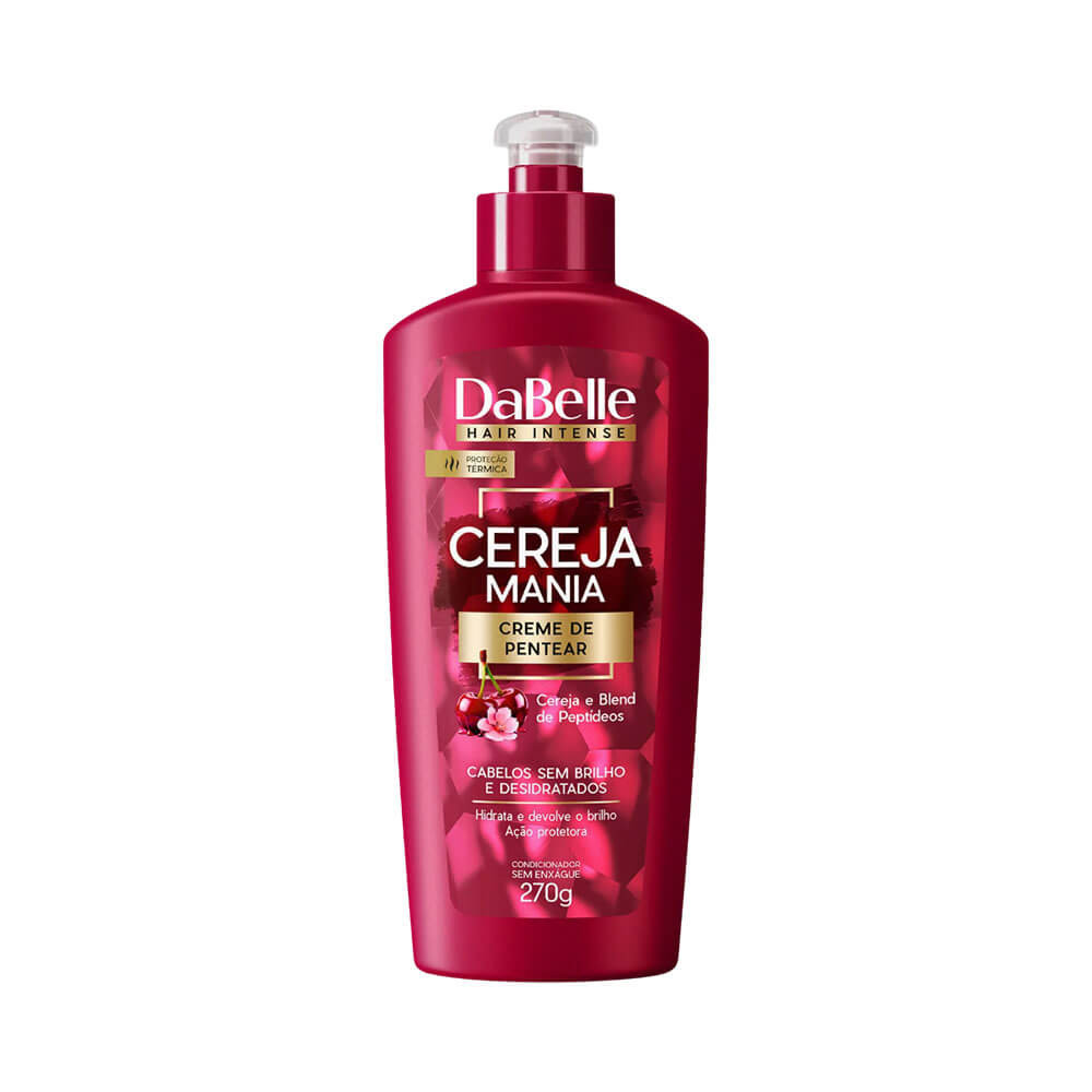 Creme para Pentear Dabelle Cereja Mania 270g em Oferta na Shopee