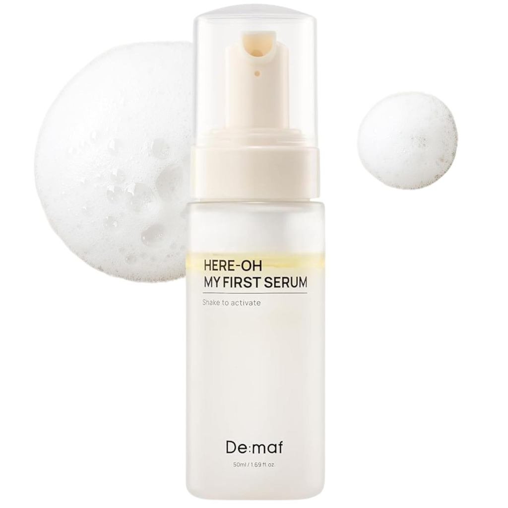 Here-Oh Meu Primeiro Sérum Hidratante com Ácido Hialurônico |   Sérum Facial para Pele Radiante e Reparação da Barreira