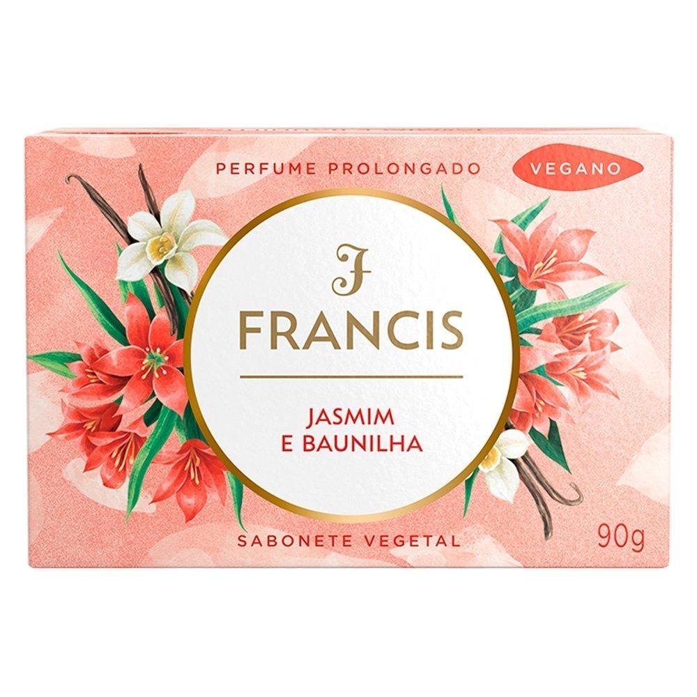 Sabonete Francis Luxo Jasmim e Baunilha 90g - Embalagem com 12 Unidades