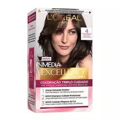 Tinta de Cabelo Imédia Excellence 4 Castanho Natural 47g