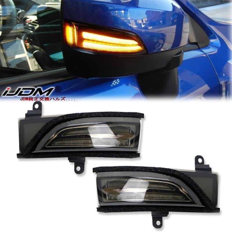 JDM Spec Flash Sequencial LED Espelho Lateral DRL Luz De Sinalização Para Subaru WRX STI Outback Legacy Impreza Forester