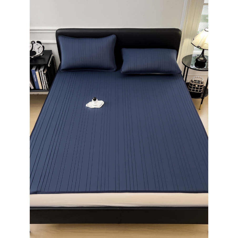 Tapete legal de verão Tapete de seda gelada 2026 Novo estilo Ar condicionado Tapete macio estilo azulejo Conjunto de trê