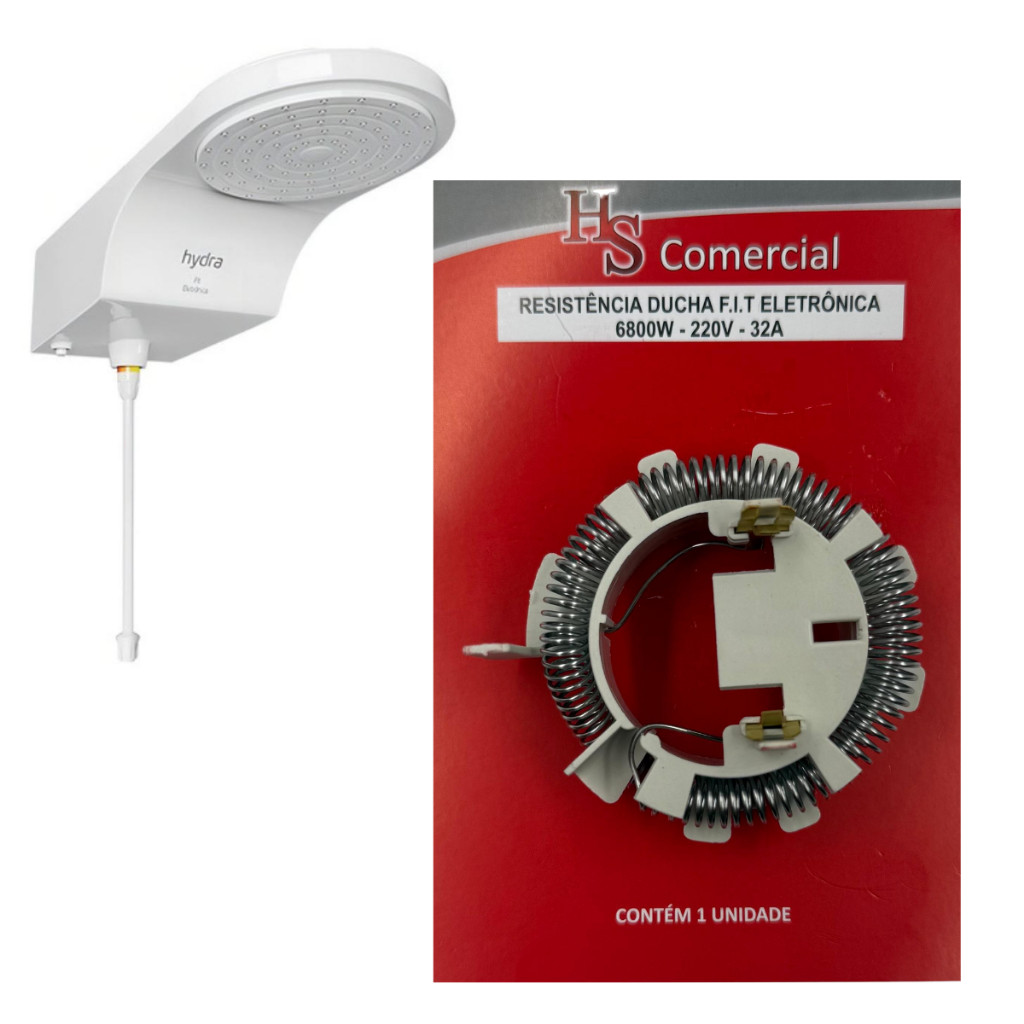 Resistência Hydra Ducha FIT Eletônica 6800W 220V