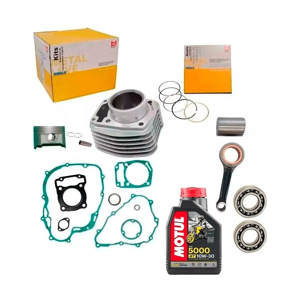 Kit Motor Titan 160 Fan 160 Bros 160 Biela Oleo Motul Juntas