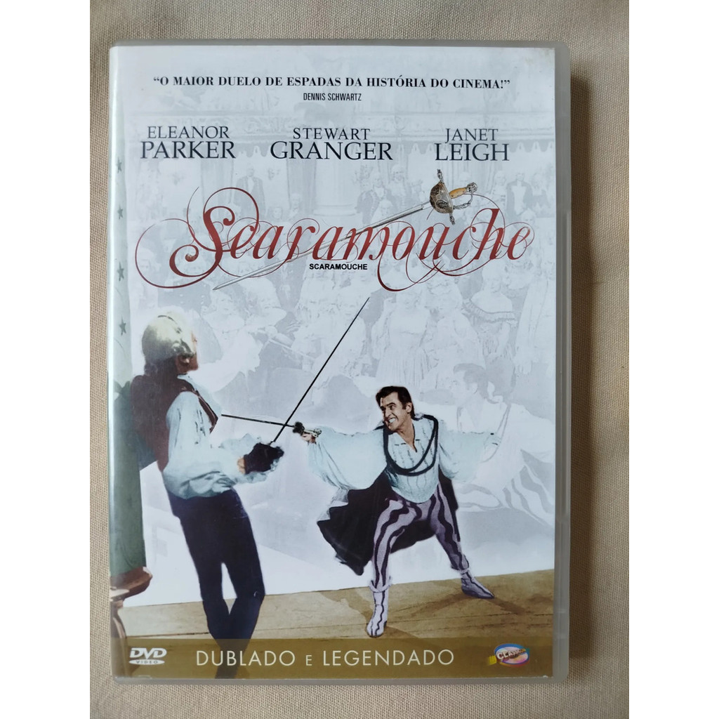 DVD Filme Scaramouche 1952 Dublado George Sidney Janet Leigh