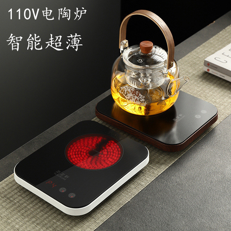 110V fogão de cerâmica elétrico inteligente estados unidos japão pequenos eletrodomésticos Mini Ultra-fino fabricante de