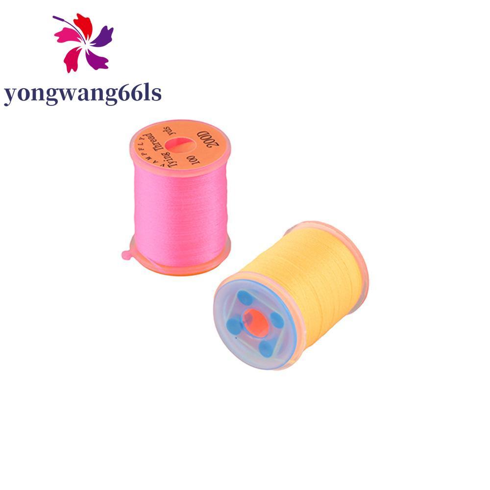 YONGWANG Fly Tying Thread Moscas Acessórios De Pesca Isca De 100 Jardas 200D Bass Fishing Hook Line