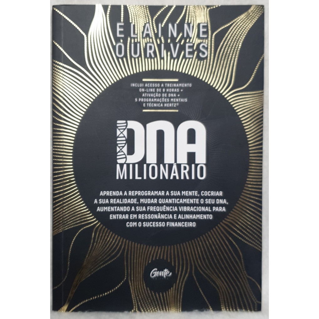 Livro DNA Milionário - Elainne Ourives - Editora Gente