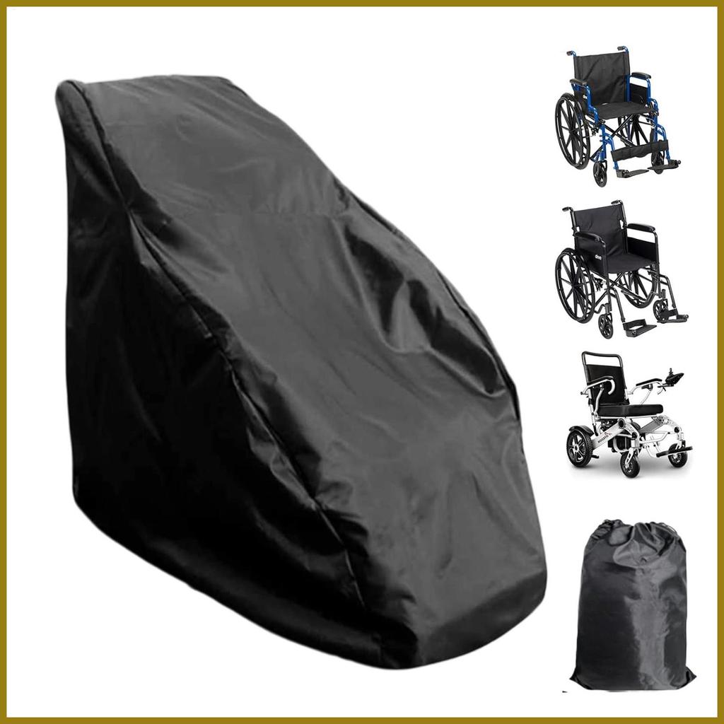 Capa Para Cadeira De Rodas 210D Oxford Mobilidade Scooter Protetor Resistente À Prova De Poeira Chuva Ao Ar Livre Interi