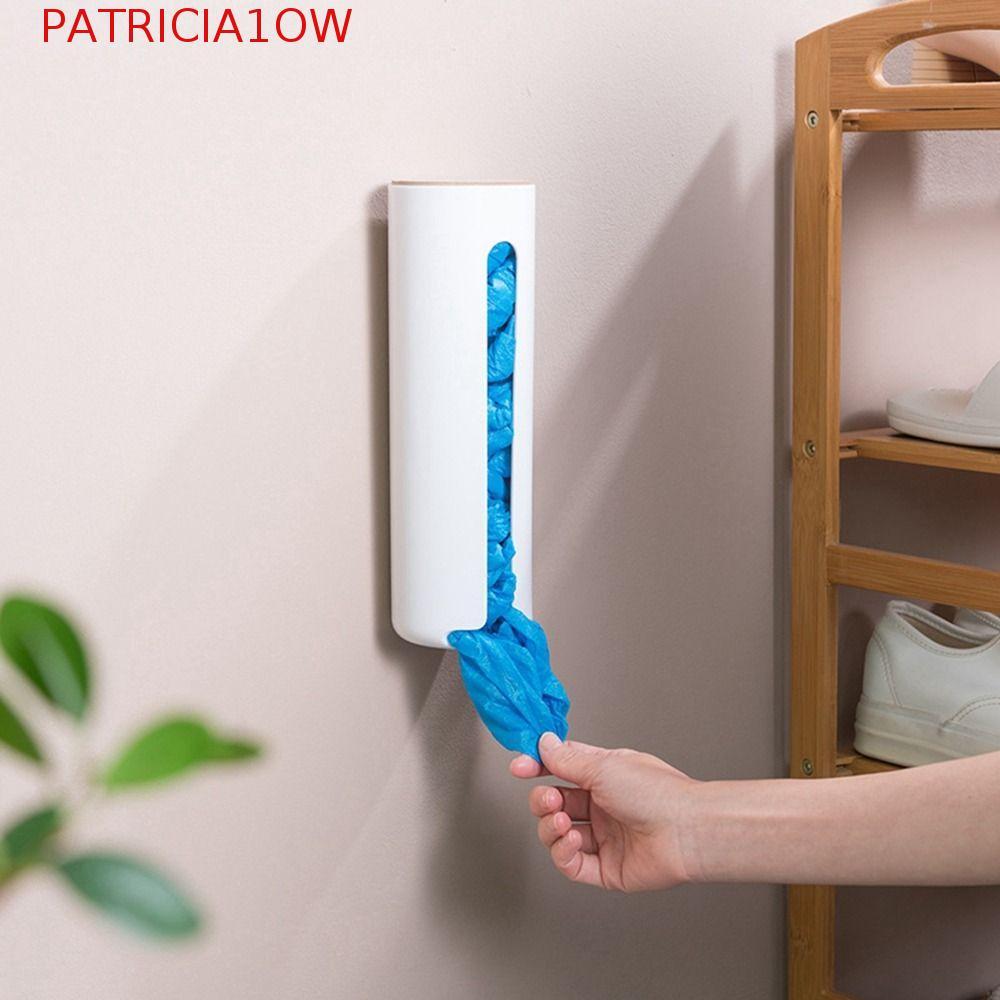 PATRICIA1OW Recipiente De Almofada De Algodão , Dispensador De Plástico Para Montagem Na Parede , Caixa De Armazenamento
