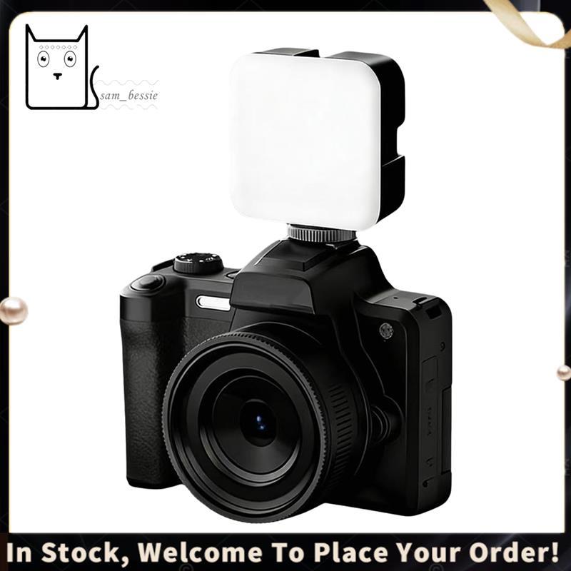 Câmera Digital 4K 68MP 16X Zoom Visor Rotativo Com Foco Automático Luz De Preenchimento Para Fotografia De Vlogging