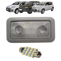 Kit Lanterna Teto Luz Uno Mille 2004 2005 2006 2007 2008 A 2013 Com Lanterna LED