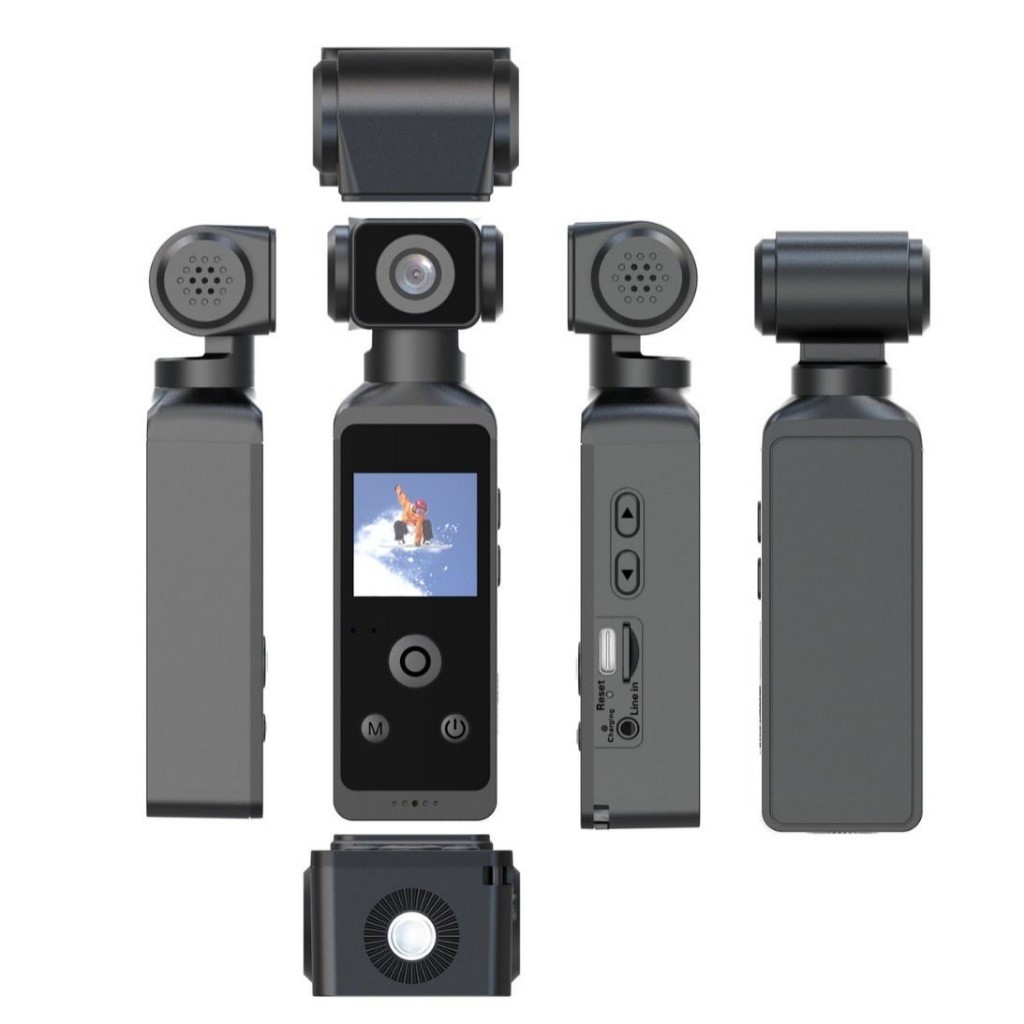 Gimbal da Câmera Tomate Câmera de Ação 5K 50MP Ultra HD Resistente à Água