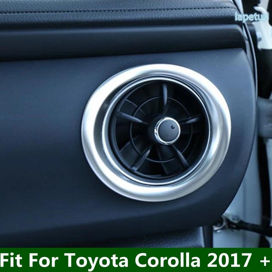 Painel Superior Saída De Ar Condicionado AC Ventilação Decoração Quadro Capa Guarnição Apto Para Toyota Corolla 2017 201