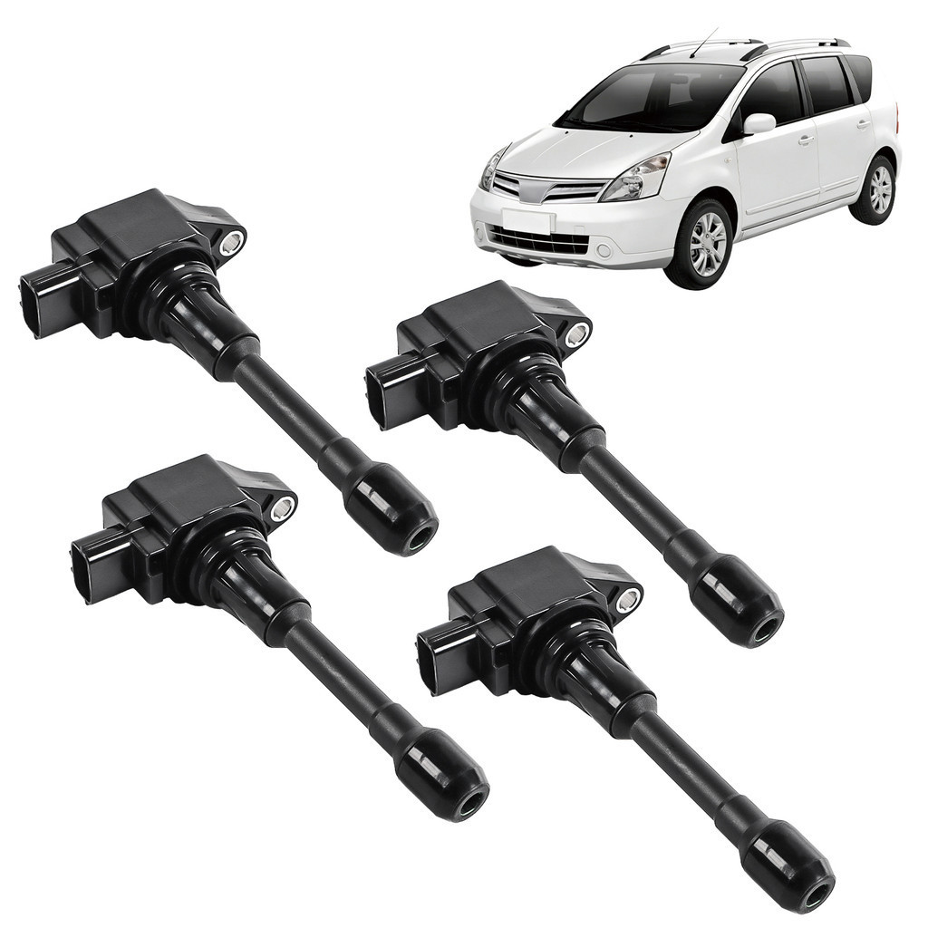 Kit 4 Bobina Ignicao Sentra Tiida Livina 1.8 Versa March 1.6 2012 à 2015