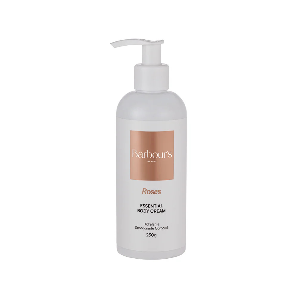 Hidratante Corporal Roses 230g Essential Body Cream Barbour's Beauty