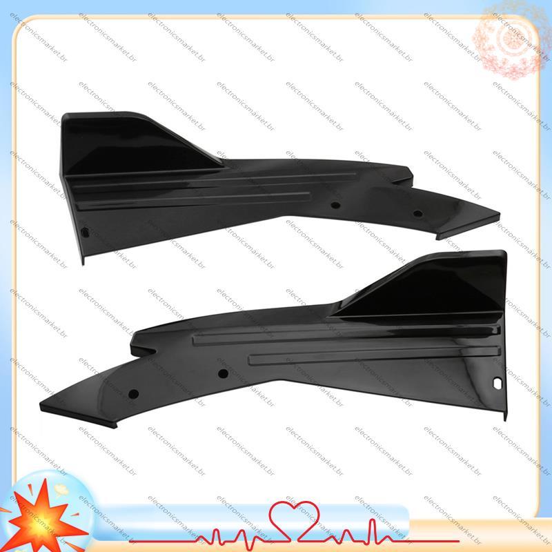[Em Vendas E] 48cm Protetor De Para-Choque Traseiro Canards Divisor Saia Lateral Guarda Corpo Kits Capa Adesivo Acessóri