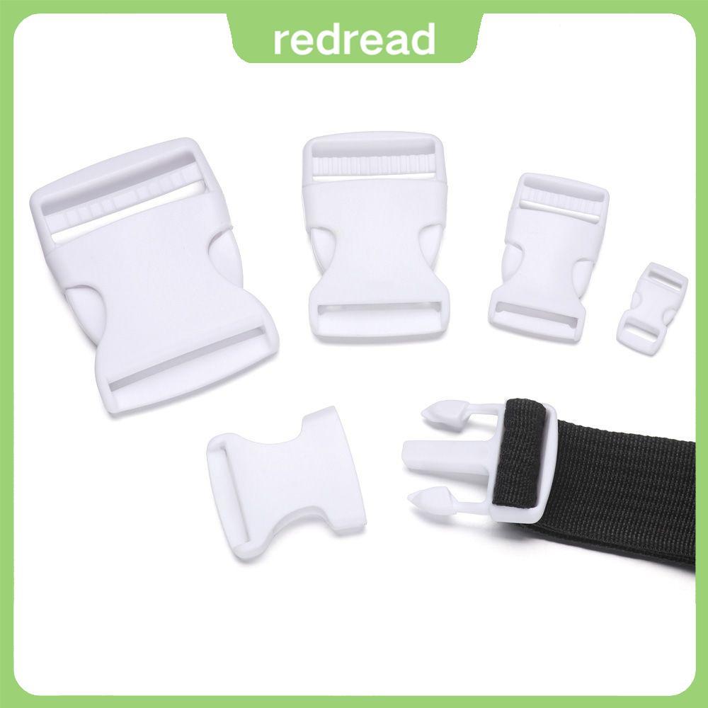 REDREAD 2/5/10/20/30pcs Fivelas De Liberação Lateral Hardware Plástico Duplo Branco 6 Tamanhos Paracord Pulseira Bloquei