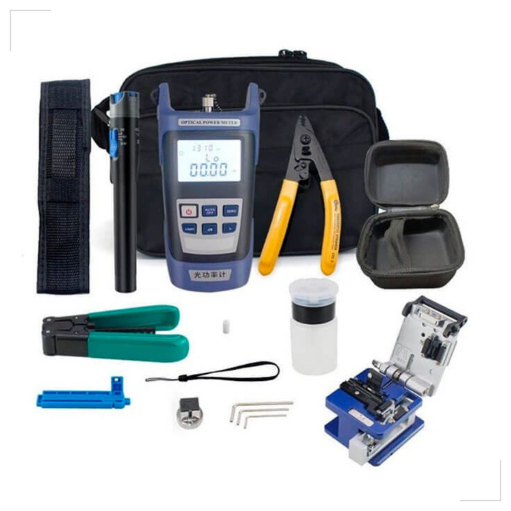 Kit Fibra Óptica De Manutenção  8 Peças Conectores Profissional Alta Qualidade