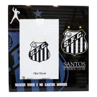 Porta Retrato 1 Foto 15x10cm Vidro - Santos em Oferta na Shopee