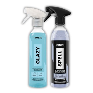 Limpa Vidro Redutor Atrito Risco Glazy Selante Brilho Spell Selante Sem toque 500ml em Oferta na Shopee