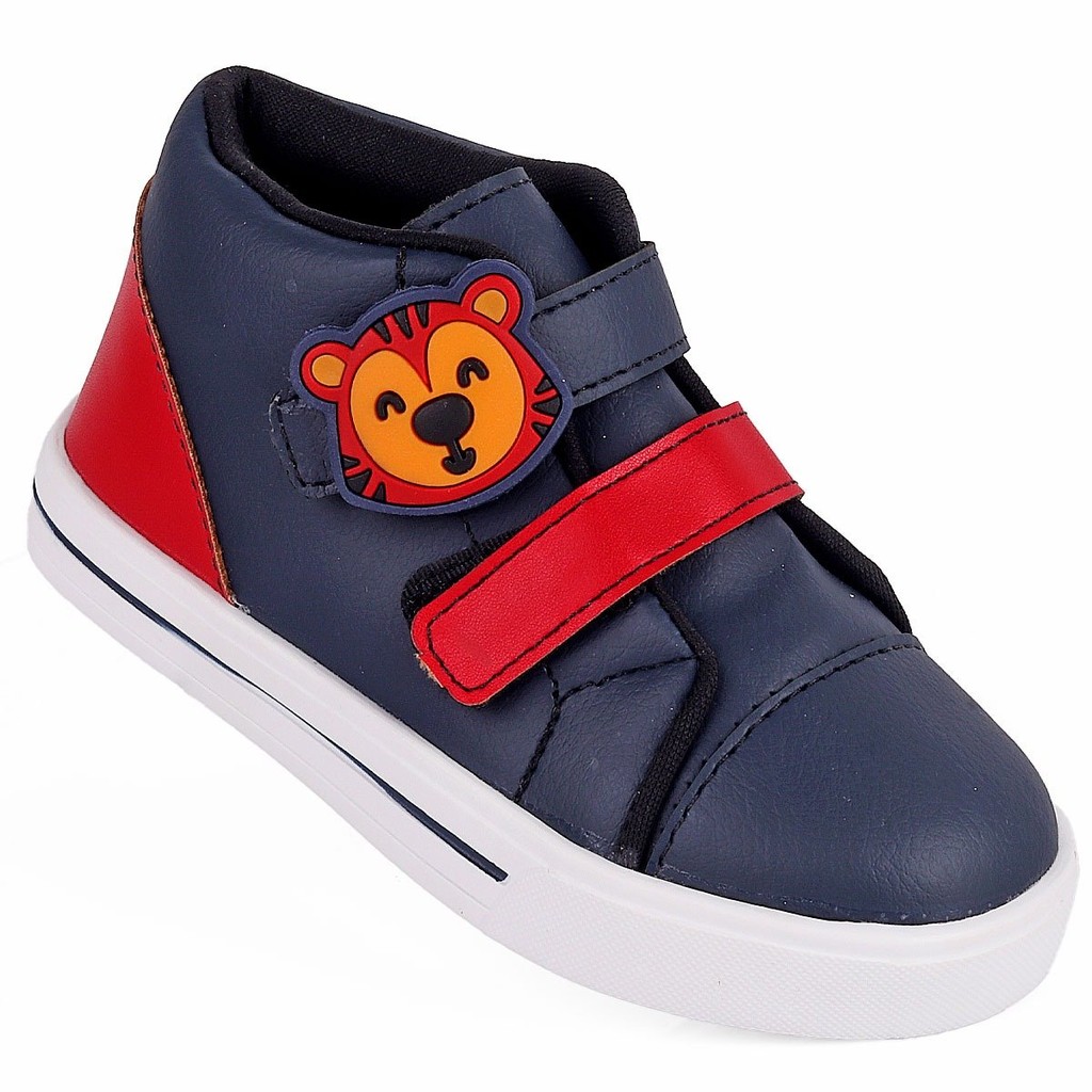 Tênis Infantil Menino Tigrinho FanClub - Marinho em Oferta na Shopee