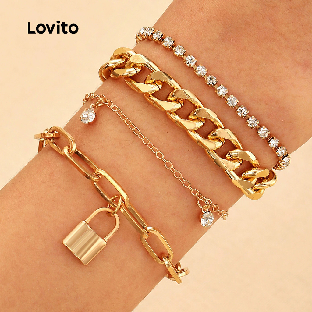 Lovito Bracelete Vintage LFA96225 em Oferta na Shopee