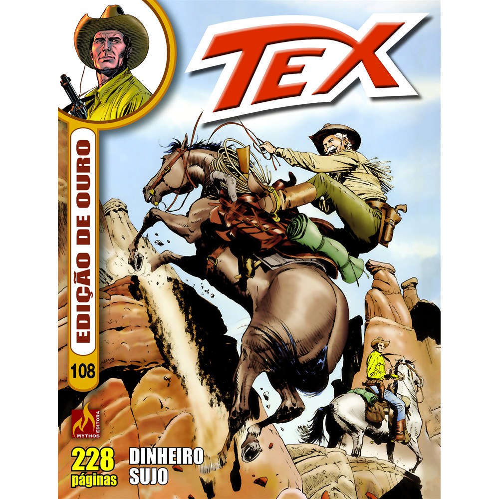 Capa do livro Tex edição de ouro No 108