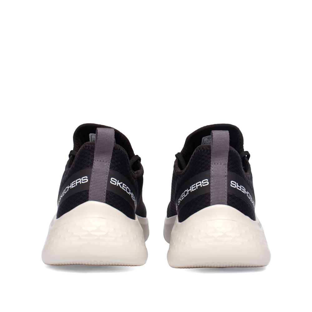 Detalhes do Tênis Masculino Skechers Go Walk Flex Preto/Branco