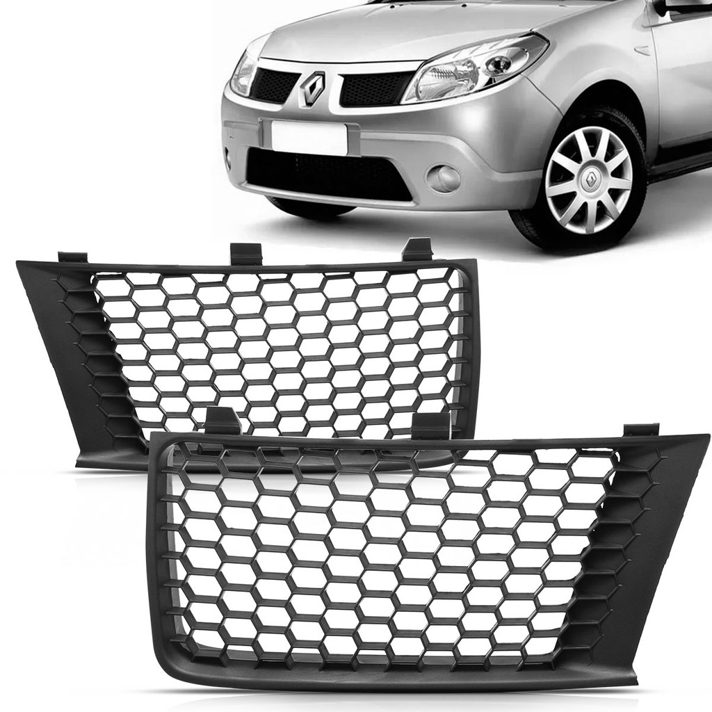 Grade Sandero Expression 2008 2009 2010 2011 em Oferta na Shopee