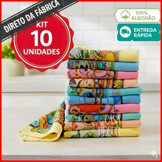 O QUERIDINHO DA SHOPEE Kit 10 Panos Prato Anti Mancha Original em Oferta na Shopee