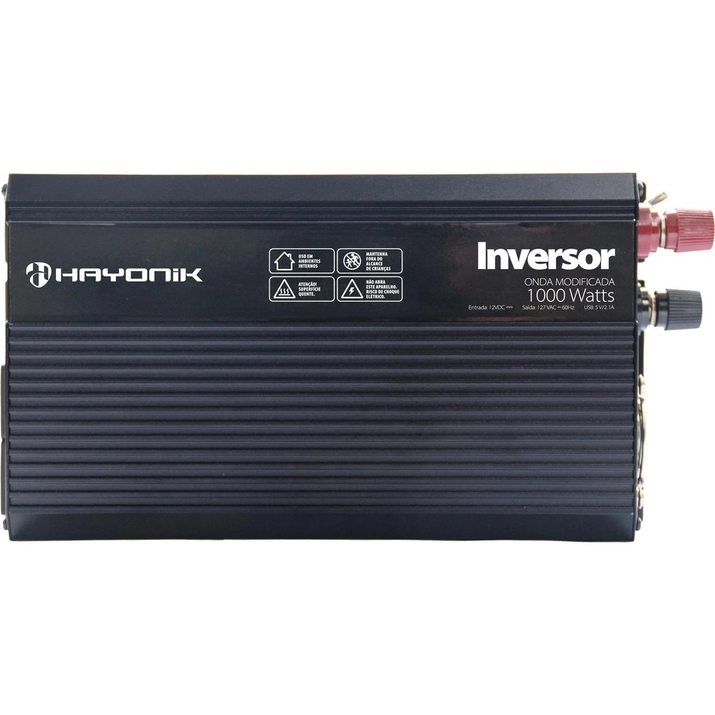 Inversor de Onda Modificada 1000W 12Vdc/127V PW11-2 Off Grid Hayonik