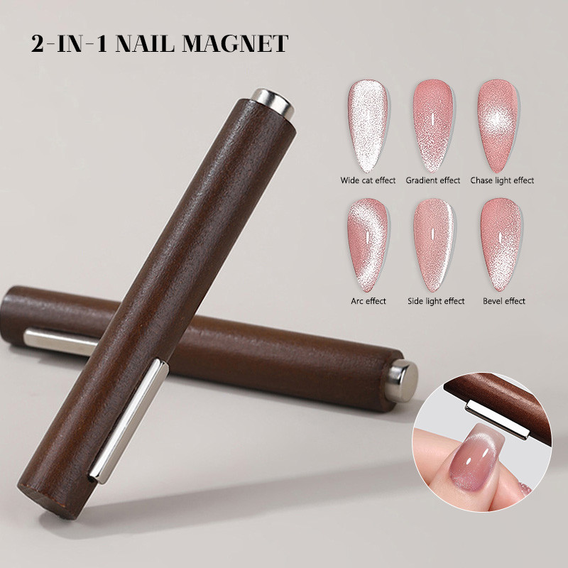 2-Em-1 Gato Ímã Vara Ferramentas De Arte Do Prego Para Esmalte Magnético Gel Design Da em Oferta na Shopee