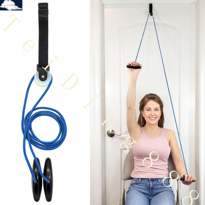 Polia De Ombro Sobre A Exercício De Terapia De Porta Para Fisioterapia , Azul em Oferta na Shopee
