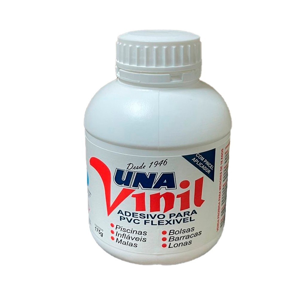 Cola 175 Gr Pvc Vinil Una - para reparo de infláveis, piscinas, lonas de caminhão, bóias, barracas de camping 175g em Oferta na Shopee