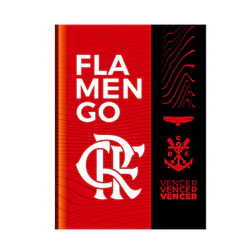 Caderno Brochura Universitário 80 Folhas Flamengo - Capa:Flamengo