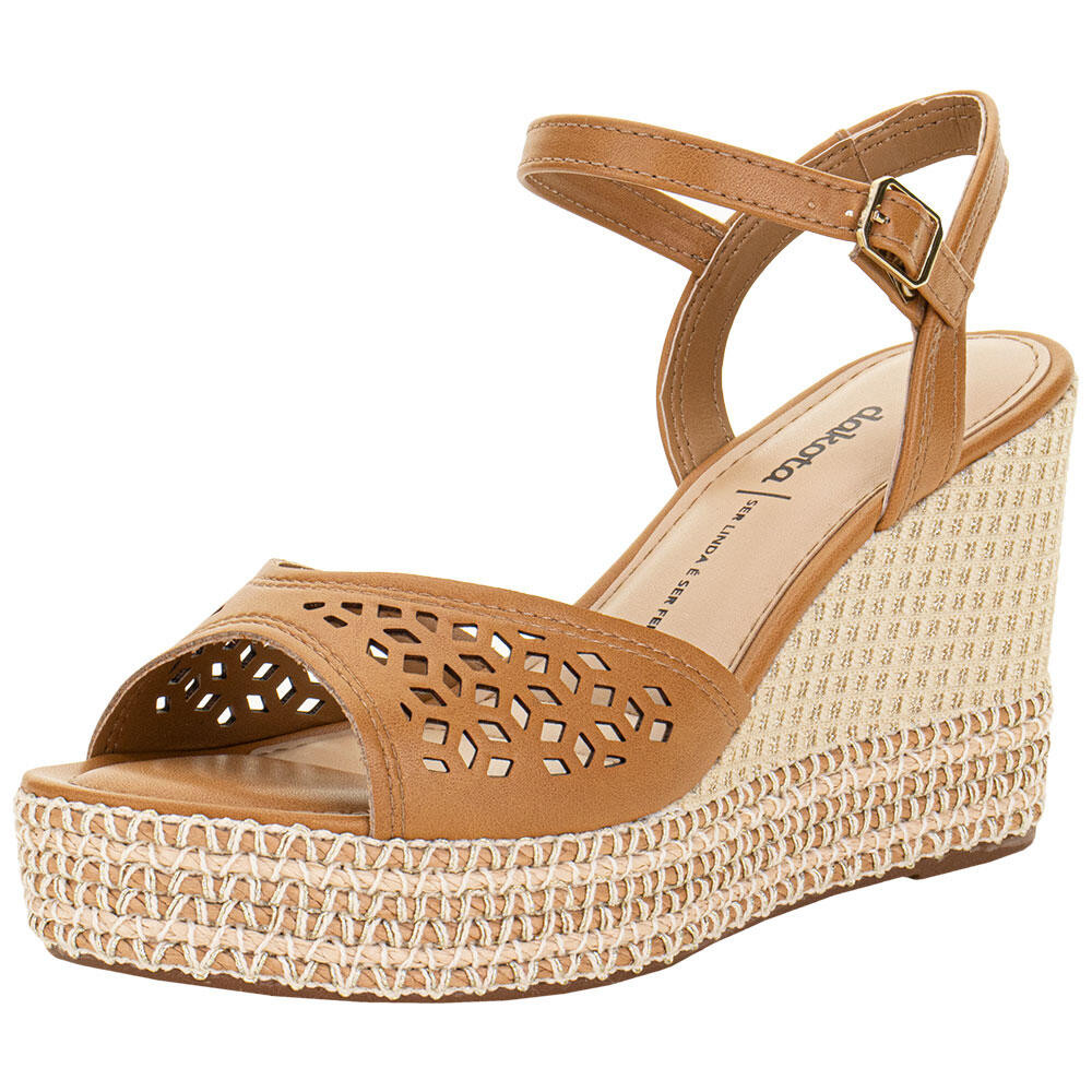Sandália Feminina Anabela Dakota Y9872 em Oferta na Shopee